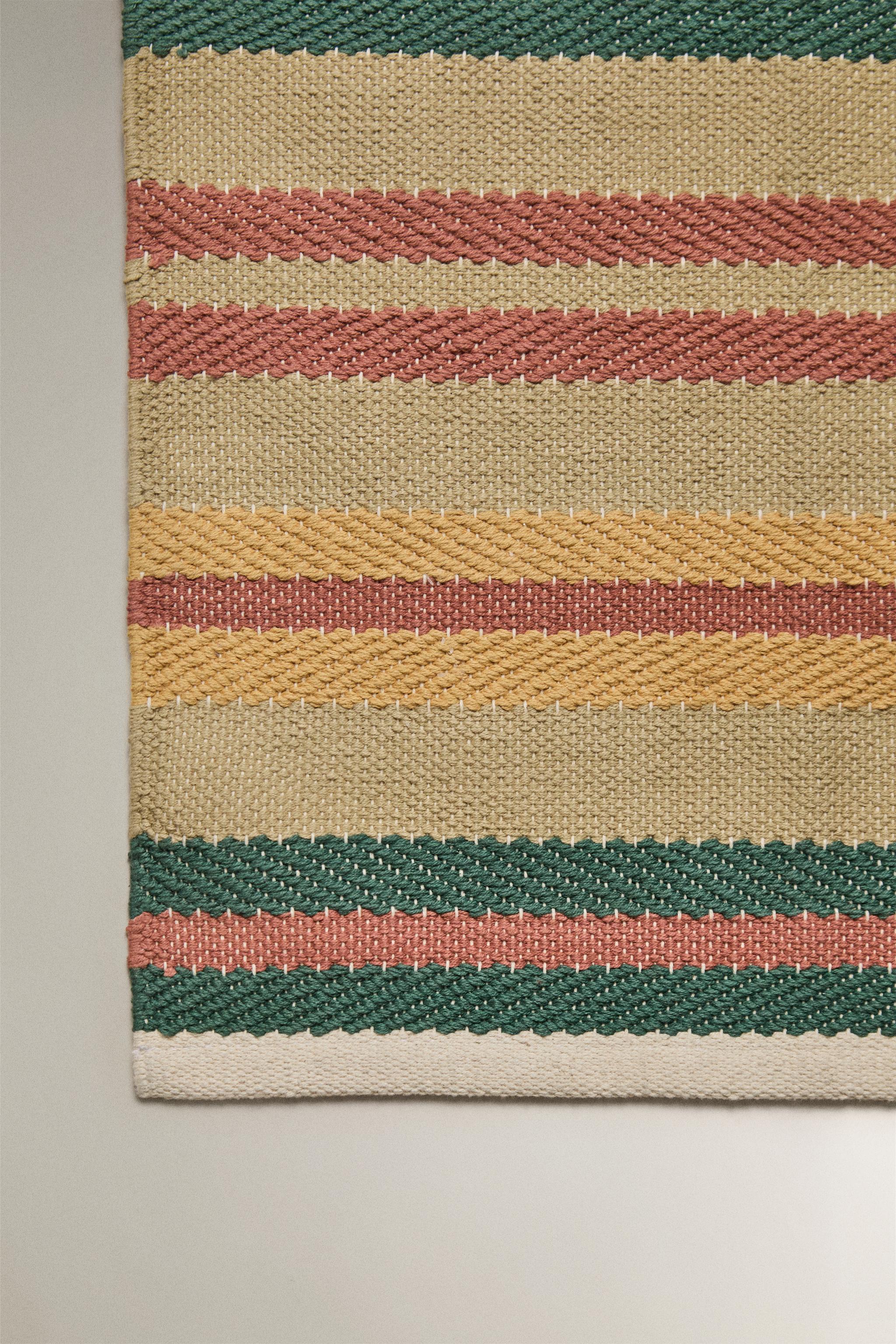 STRIPED AREA RUG